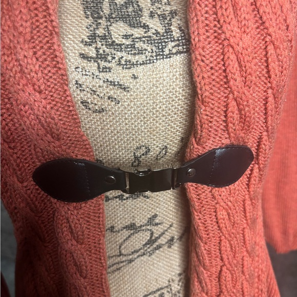 Women's Patty Boutik Rust Sweater with Cable Knit - Picture 9 of 9